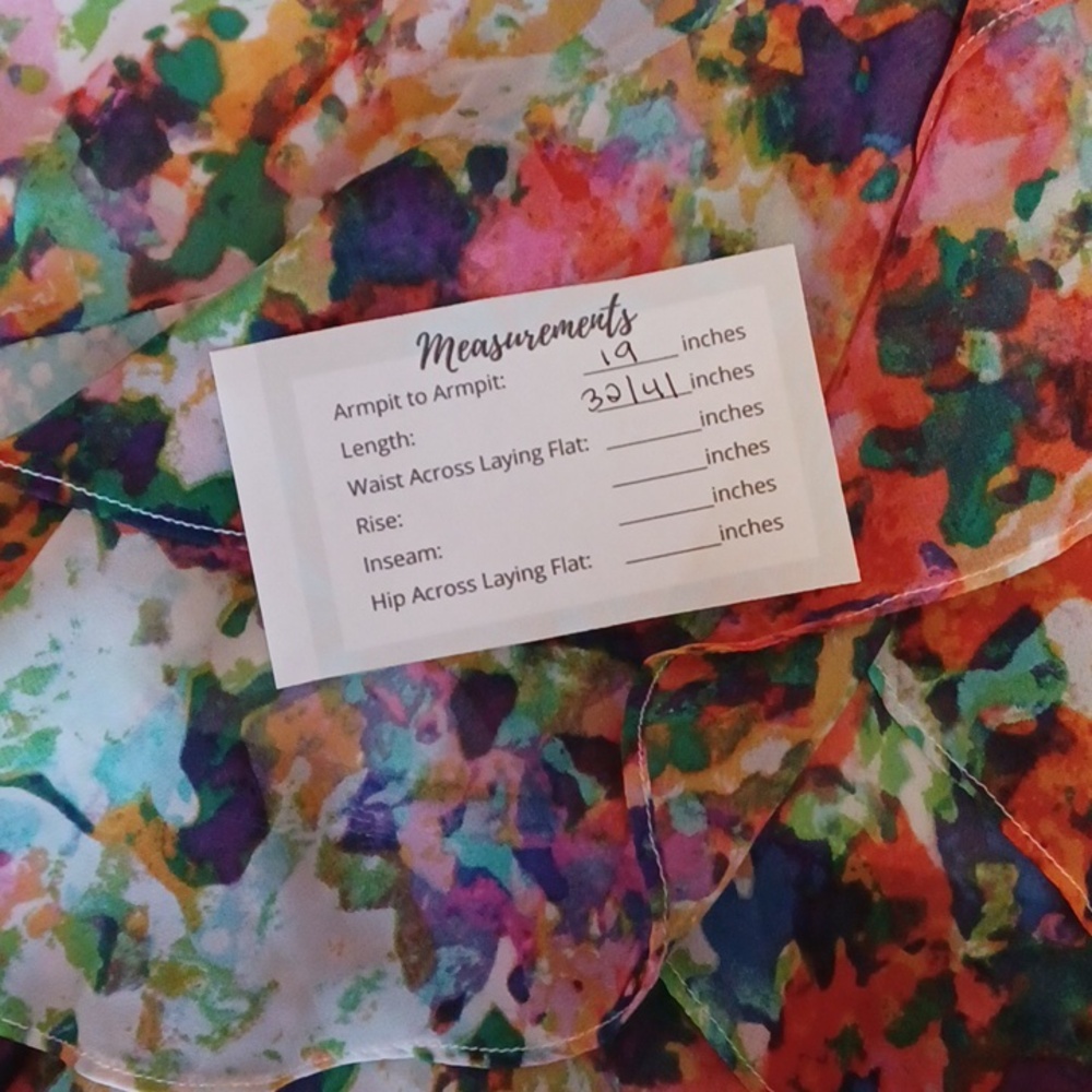 Thalia Soda Sleeveless Floral Dress Faux Wrap V-Neck Tiered Ruffle Hemline - Picture 16 of 16